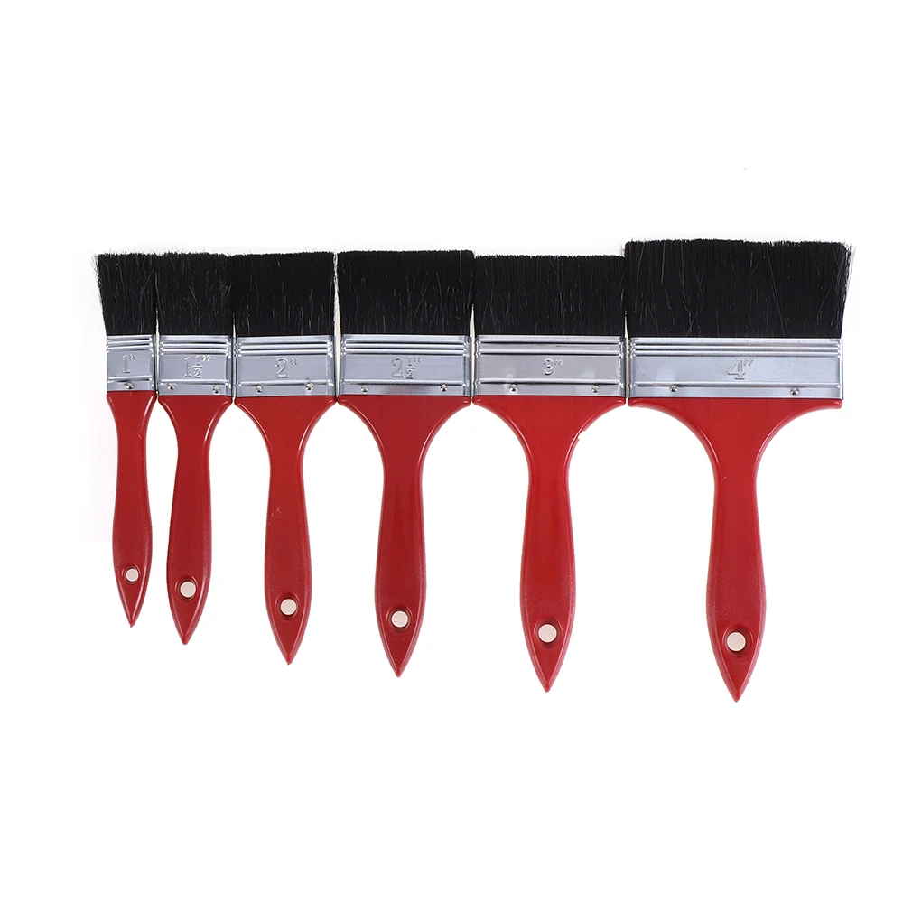 Wooden Handle Paint Brush Hair Paint Brushes Nylon Chip Brush For Wall House Painting