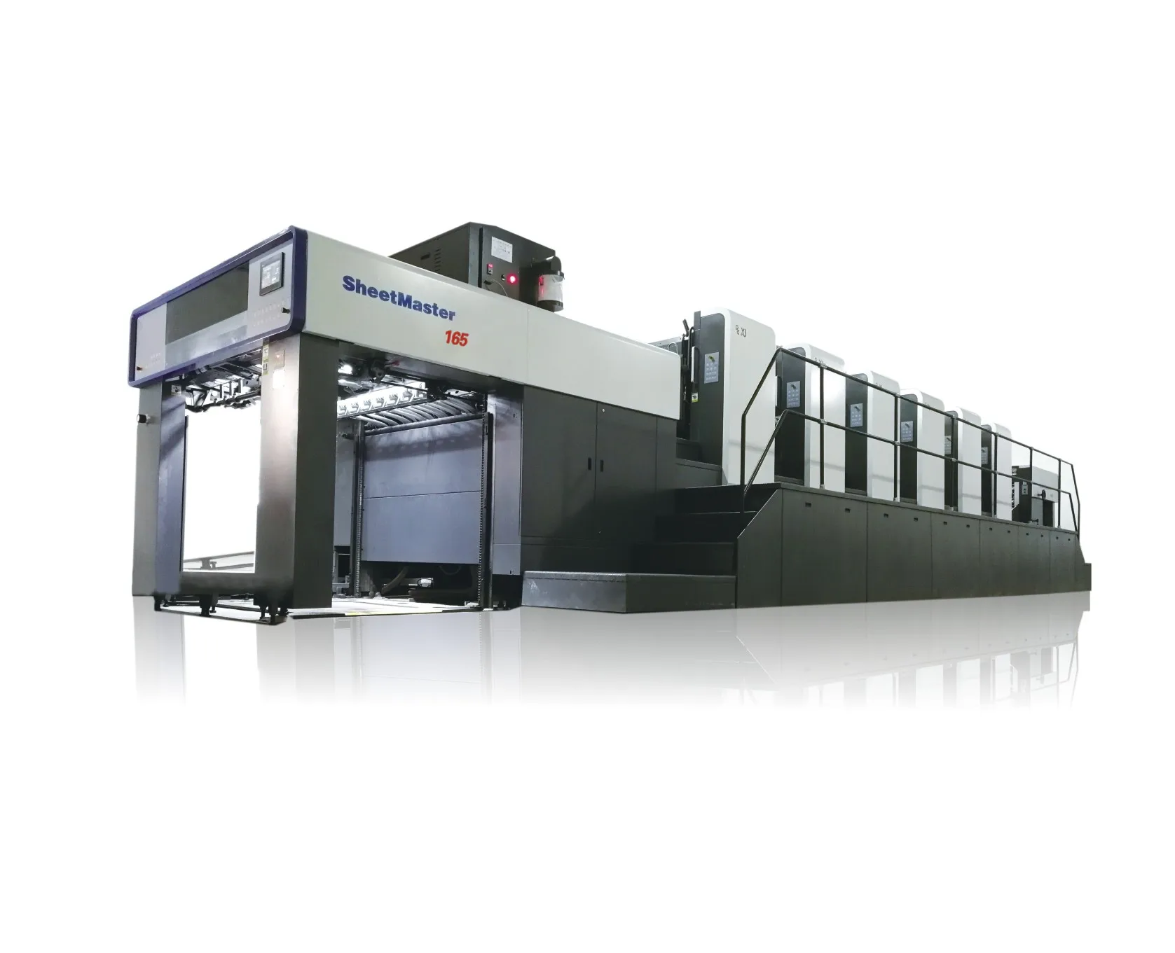 flexo printing machine 4 5 6 colors offset printers offset can UV curing printing machine XJ165