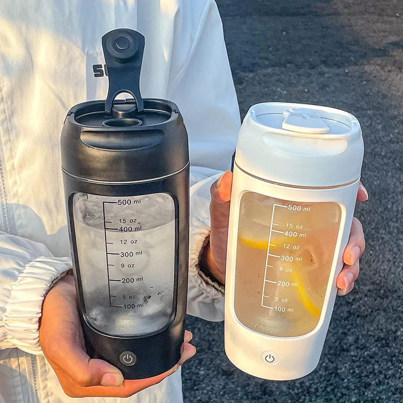 Wholesale  Custom Gym Electric Auto Tornado Mixer Protein Plastic Factory Bpa Free Self Stirring Bottle\/\/