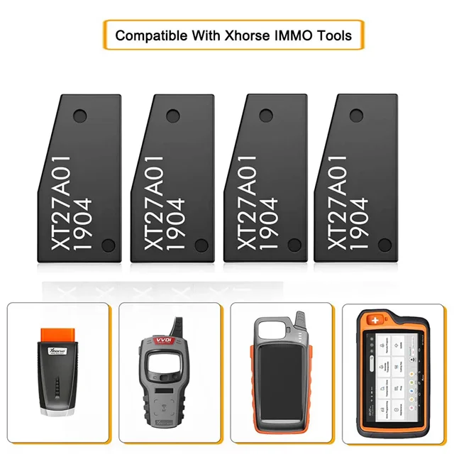 Original Xhorse VVDI Super Chip XT27A01 XT27A66 Transponder for ID46/40/43/4D/8C/8A/T3/47 for VVDI2 VVDI Key Tool