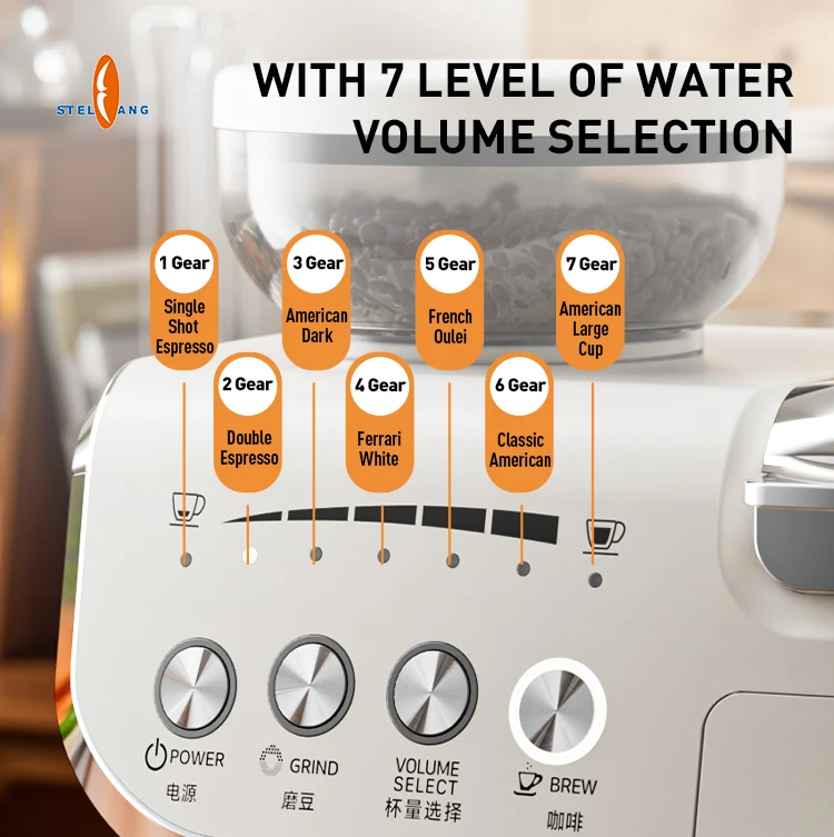 OEM 3 in 1 private label instant np multi capsule coffee maker with grinder and milk frother