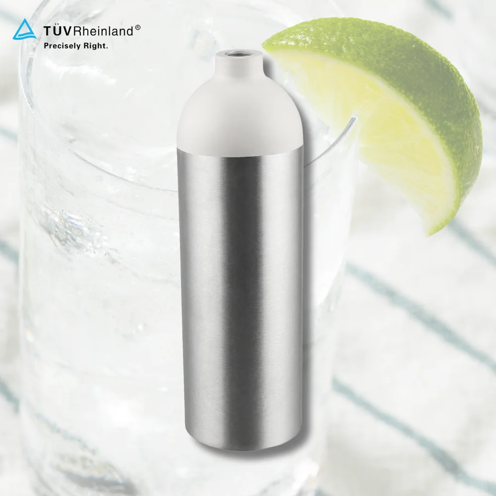 ZX 1800psi 1.5LB 5LB 10LB 15LB TPED Aluminum CO2 Cylinder Bottle Tank for Soda Machine