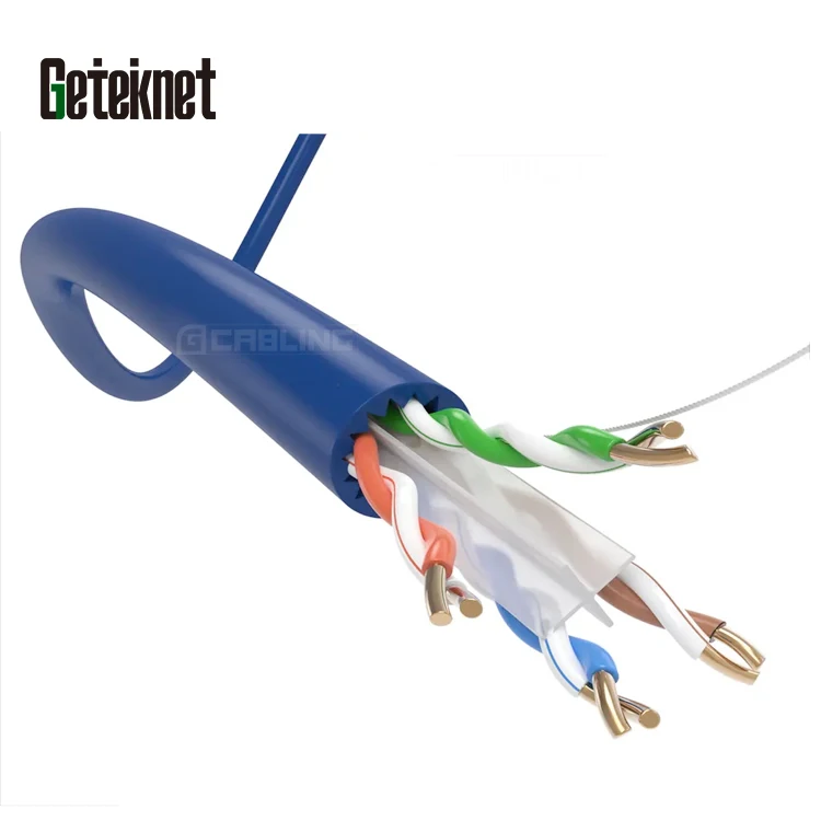 GETEKnet OFC 100% pure Copper CCA opinional cat6 lift travelling cabled network communication cable cat6 intercom cable
