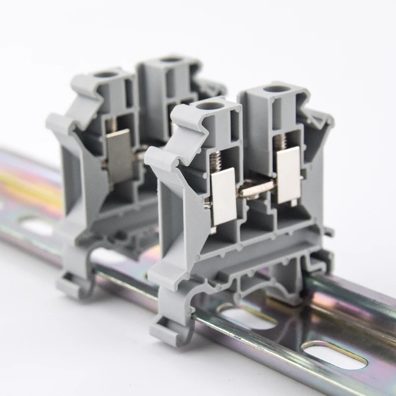 heat resistant uk35n copper ground bar 4 holes earth 35mm terminal block heat resistant gpio din rail