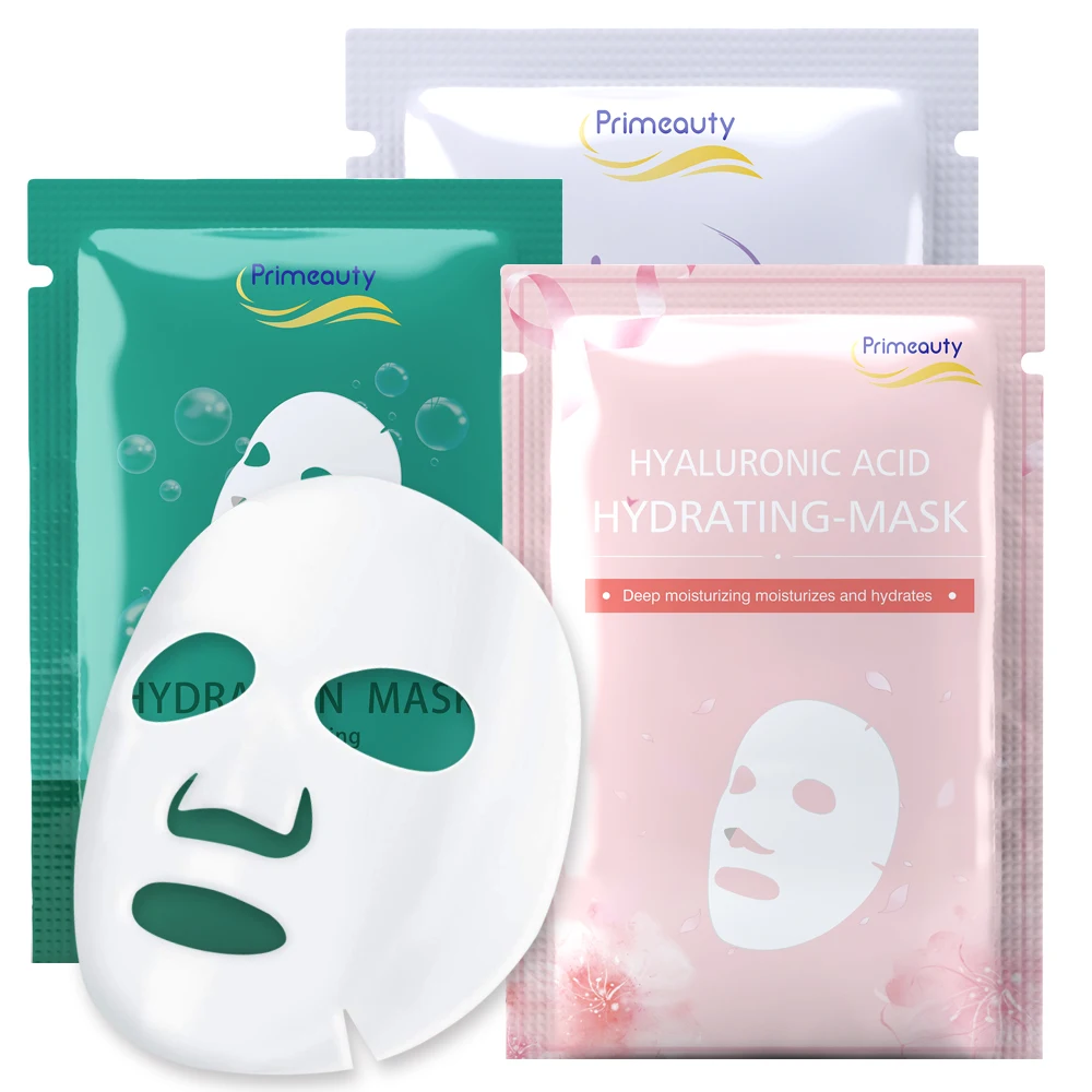 organic oem custom high quality private label packaging cosmetic collagen cosmetic spa face moisturizing facial mask