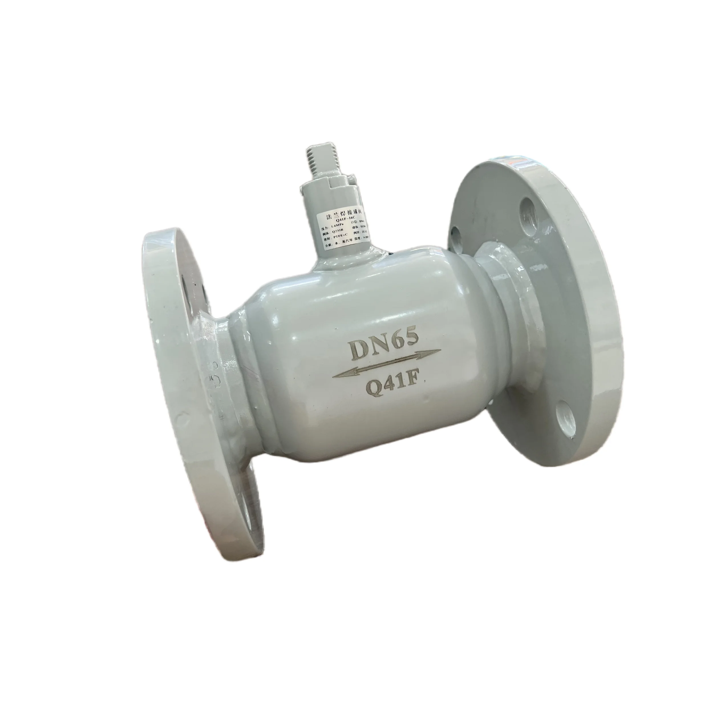 Pn16/25,  Fully-Welded Steel Flange Type Ball Valve Carbon Steel Rptfe Seal Welded Ball Valve