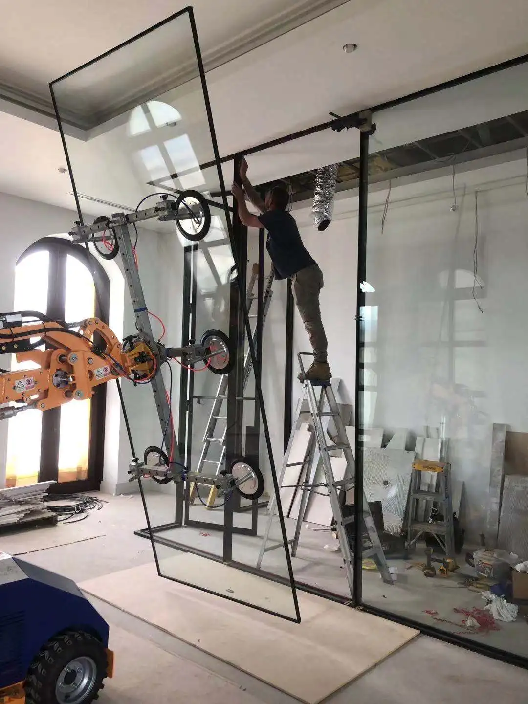 400KG/600KG/800KG Glass Robot Lifter/Glass Lifter Trolley