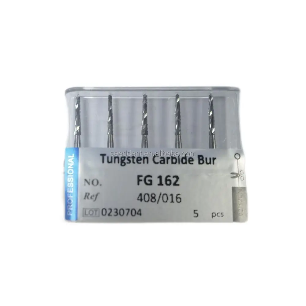 Tungsten Carbide Bur FG 162 / High Speed Dental  Burs / China Factory cheap price dental burs