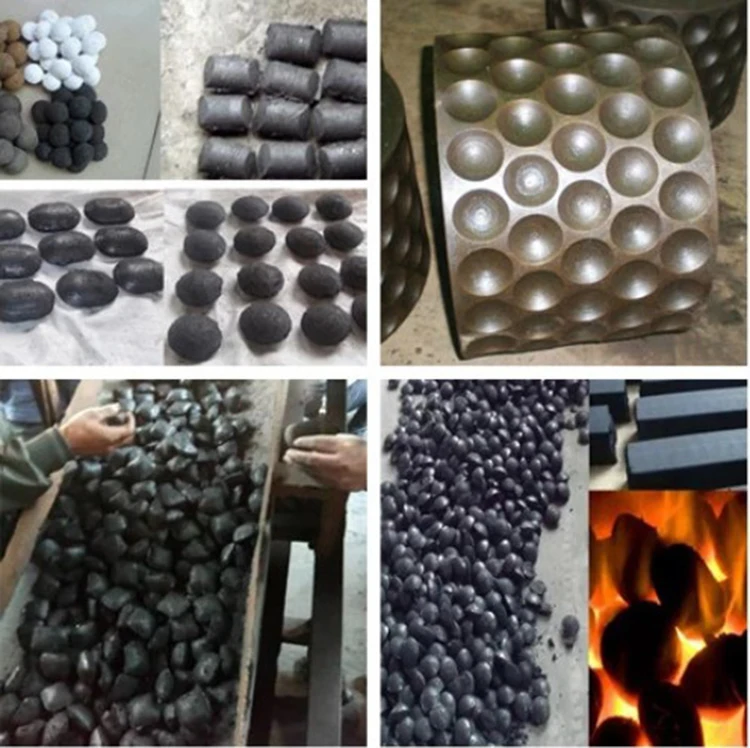Factory price BBQ Charcoal briquette making machine coal powder ball press machine machine briquettes