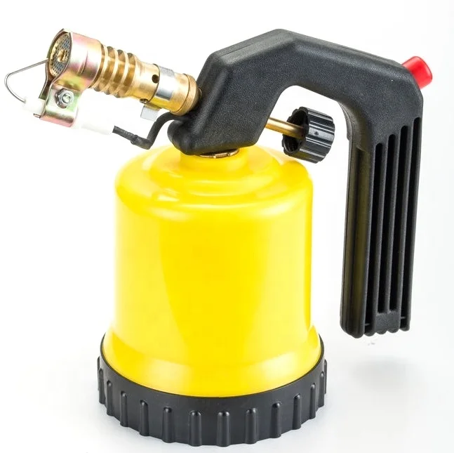 Hot selling high quality portable mini gas torch  lighter blowing butane gas torch flame gun for field cooking gas blow torch