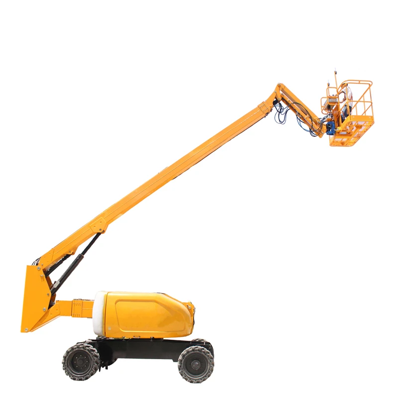 Smart Towable Articulated Boom Lift with Hybrid Power for Sustainable Lifting
