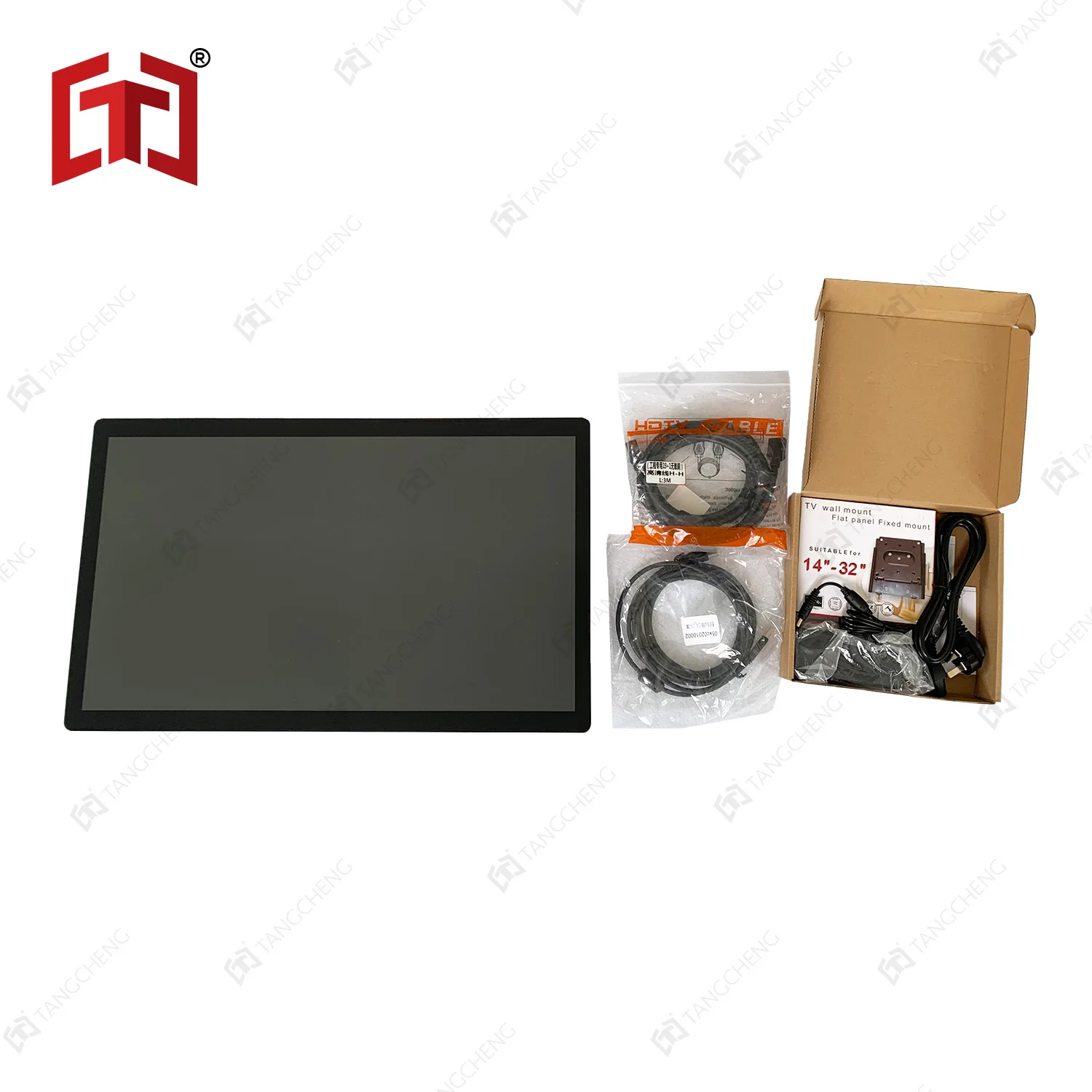 ROHS Capacitive touch screen monitor 23.8in industrial Touch monitor display  for cnc laser cutting machine Made in China