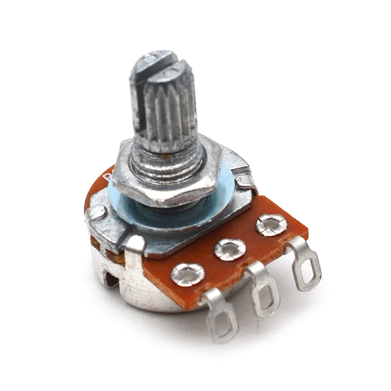 A500k/B500K 15mm ELectric Bass Guitar Volume Tone Pots Audio Tone Switch Potentiometer