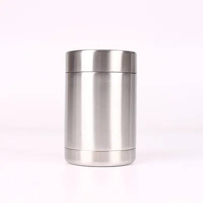 12 oz Wholesale Most Popular Product Slim Can Cooler Customize Stainless Steel Beer Can Cooler Sports Beer Cooler Holder