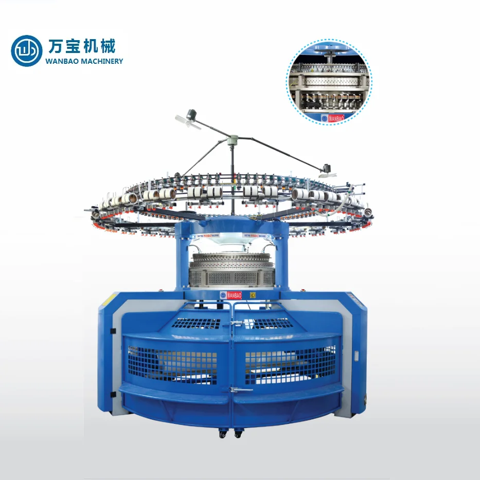 WANBAO Polor Fleece  Knitting Machine with 4-track Cam Block Fancy Fleece Making Machine