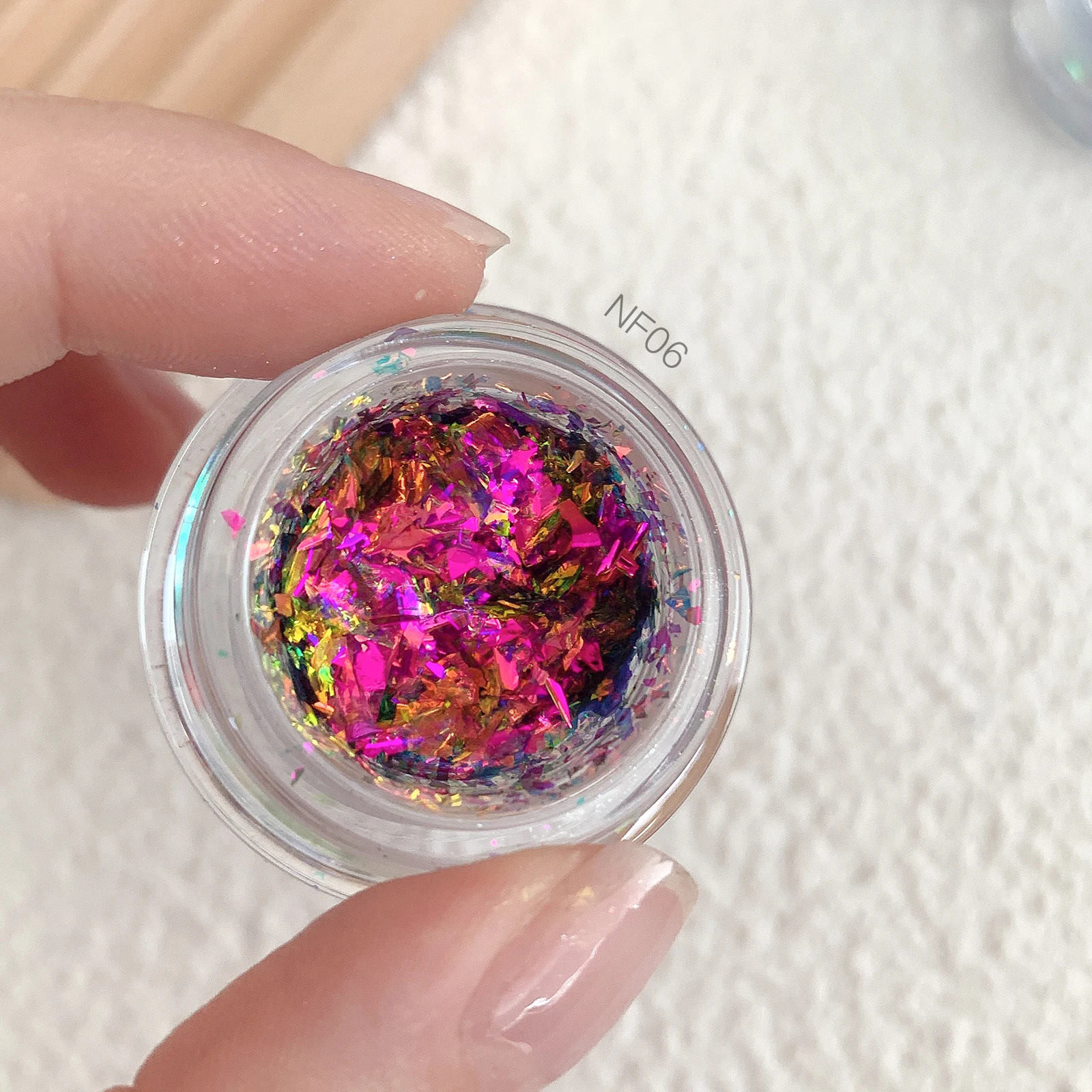 Nail Supplier Direct Offer Chameleon Flakes Nail Powder