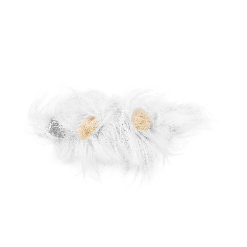 Hot Pet Cat Dog Emulation Lion Hair Mane Ears Head Autumn Winter Dress Up Costume Muffler Scarf