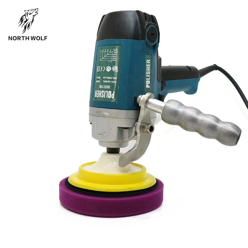 Nice quality exclusive purple color foam 5in 130mm  classic foam buffing and polishing pads for auto beauty