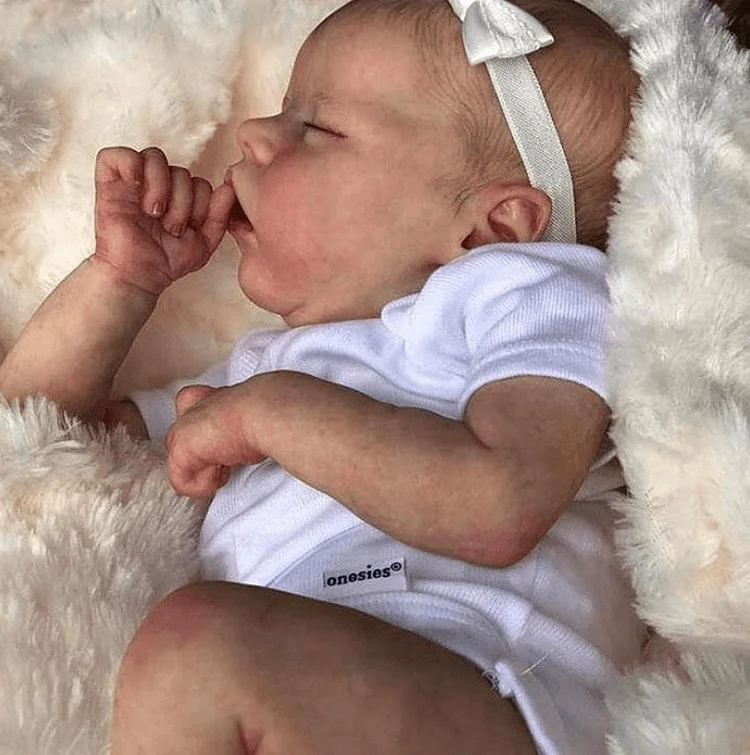 Soft Alive Realistic Newborn Full Body Princess Baby Dolls 18 Inch Silicone Vinyl Real Toddler Girl Lifelike Reborn