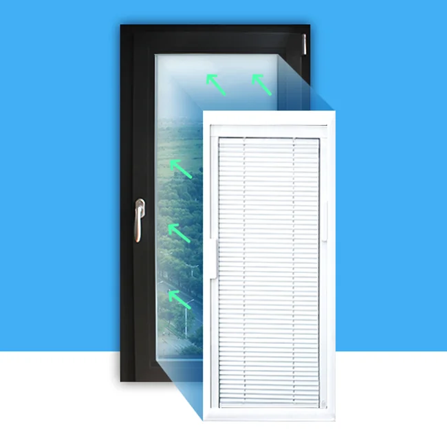 Easy Installed Louver Made of Clear Tempered Glass