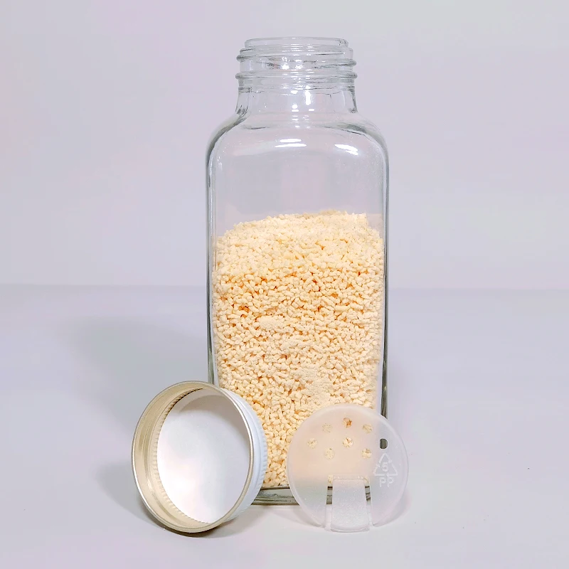 16oz 500ml Kitchen Spice Container Square Condiment Seasoning Shaker Bottle with Label