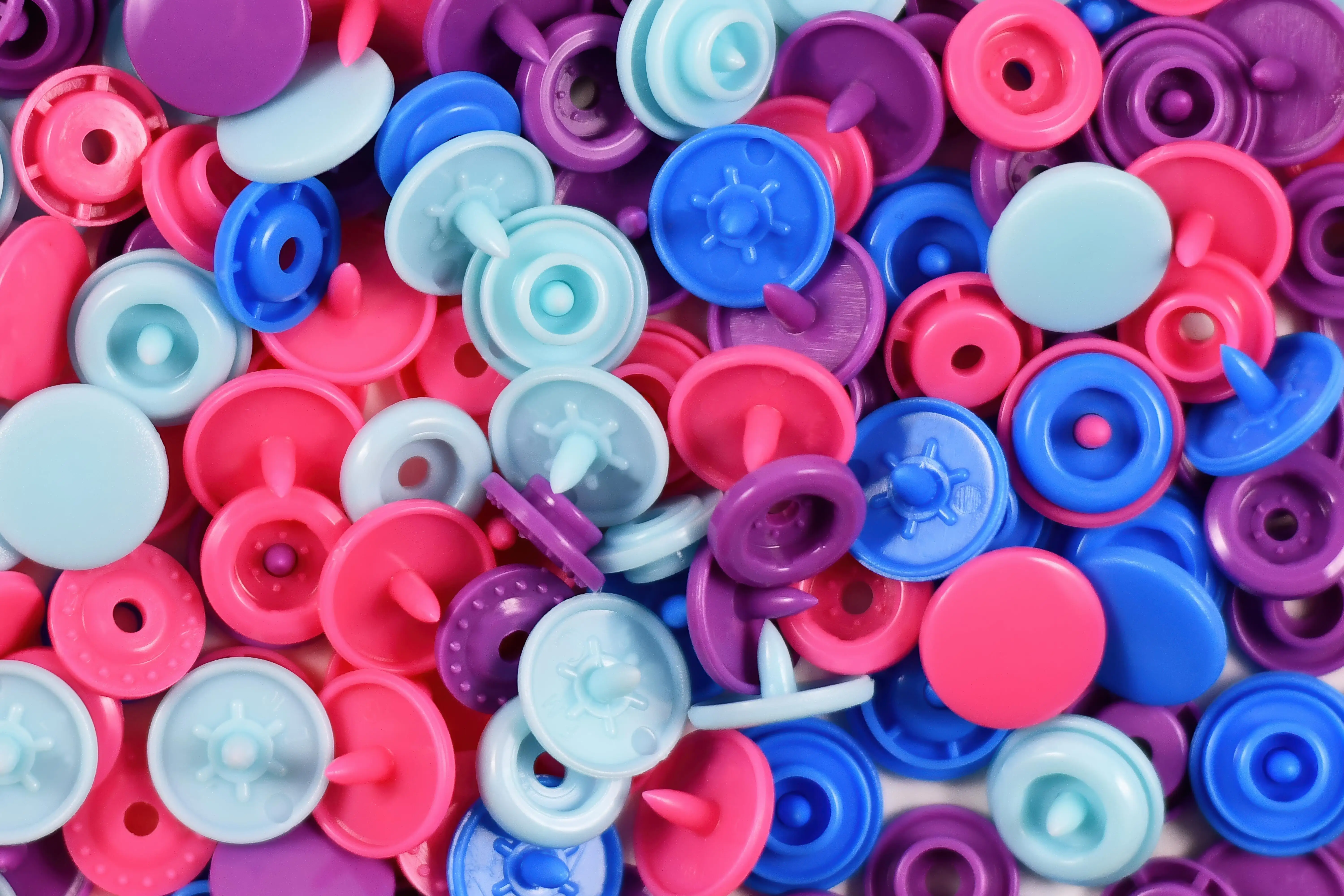 New environmental POM Resin T3 T90 customized smooth unpolished 10mm plastic snap button cover closure for baby cloth