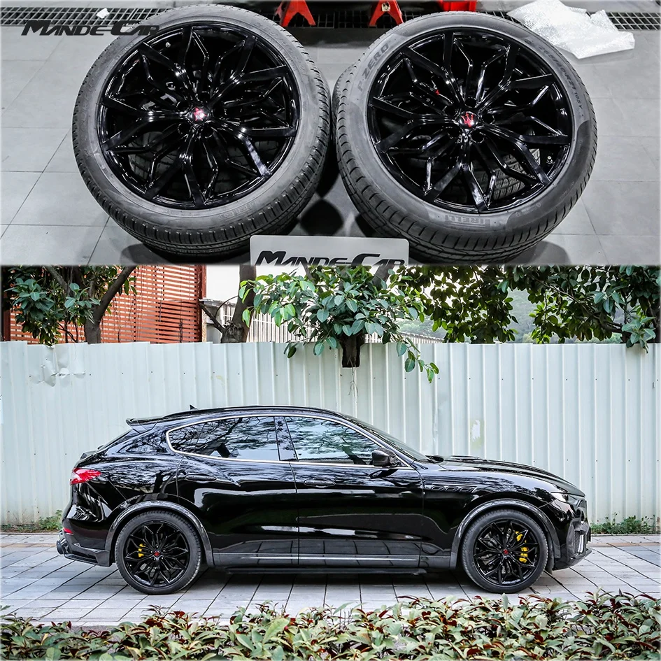 
20 21 Inch Black Ercle Style Forged Series Wheel Rim For Maserati Levante 