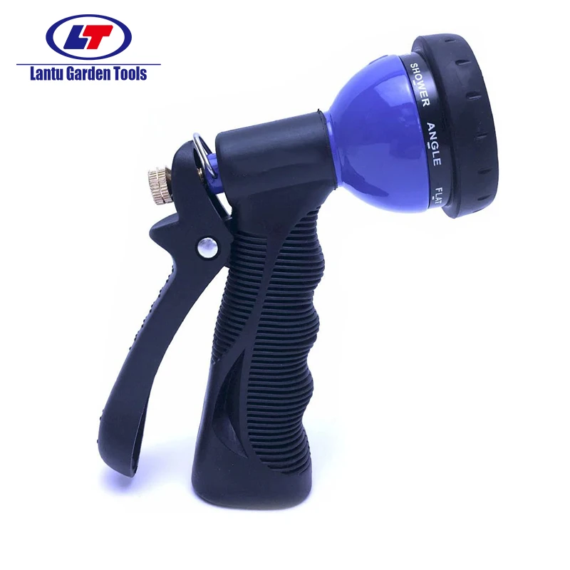 Factory direct sale 2022 Amazon Hot Sell  8 Patterns Plastic Water Sprayer Garden Hose Nozzle for Watering and Car Washing