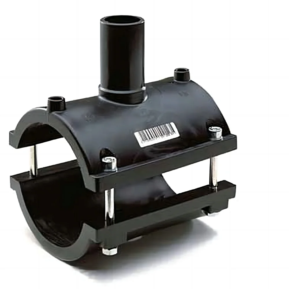 Puhui Hot Sale HDPE Electrofusion Saddle Clamp Pn16 25mm-110mm Hdpe Clamp Saddle For Water Supply And Irrigation