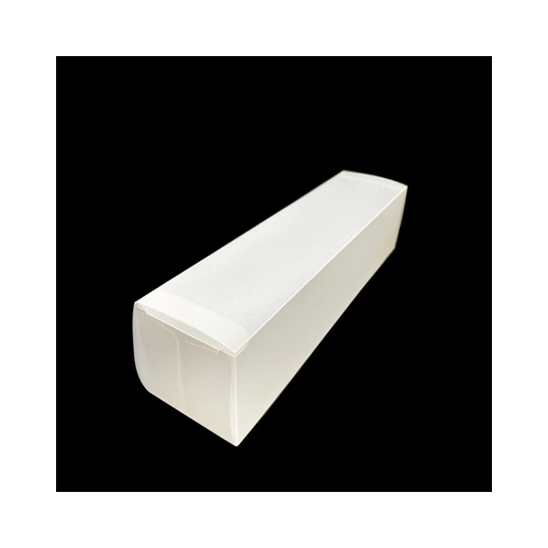 Blank Frosted PP Packaging Box  Clear Plastic Box Pack Office Supplies Pen Crayon Ruler