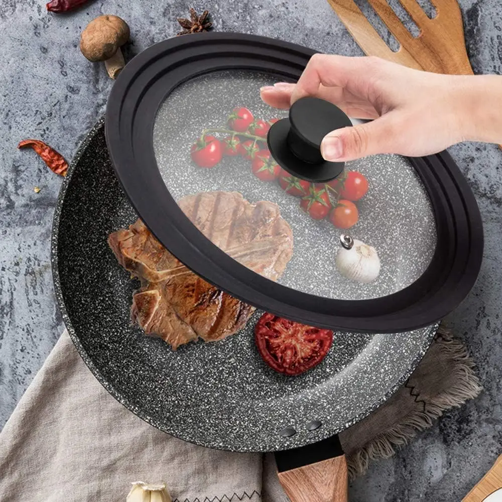 Heat Resistant Pan Lid Holding Handles Silicone Replacement Knob