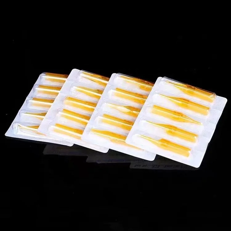 JIECIRON 50 Pcs Tattoo Supply Yellow Plastic Disposable Tattoo Tips 7RM