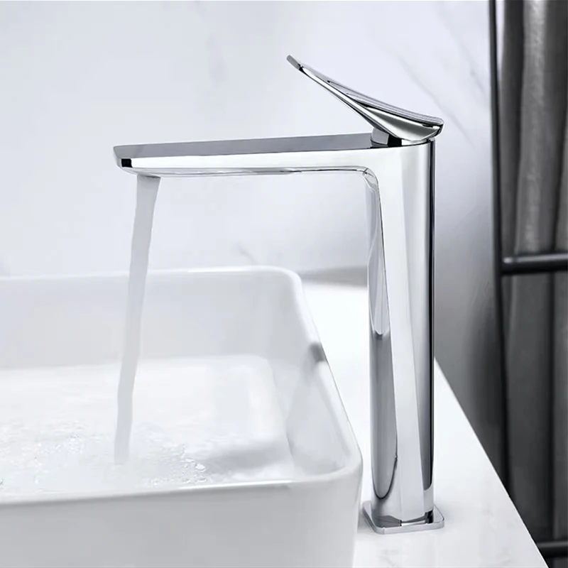 tall freestanding tap single lever bathroom faucet wash basin sink mixer