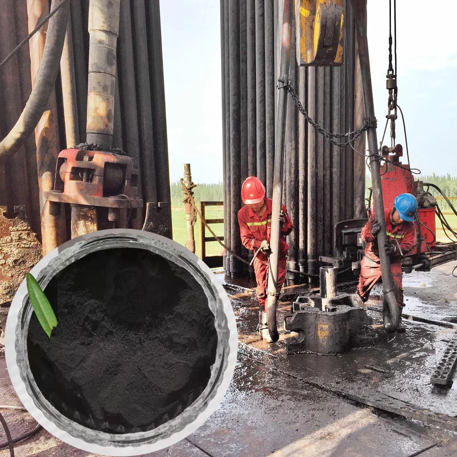 factory sale Industry chemical auxiliary agent petroleum additives for petroleum drilling sodium humate