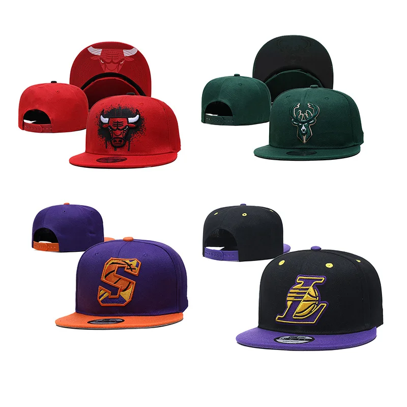 High quality embroidery American basketball snapback sports cap for 30 team