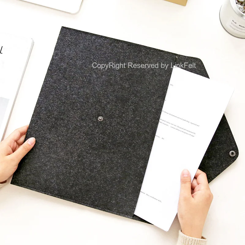 Office Supply Customized Laptop Sleeve Felt A4 File Folder /Document