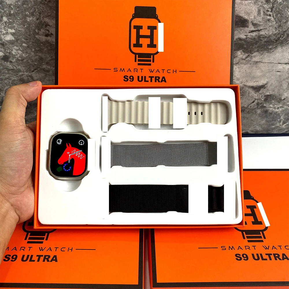 High Quality S9 Ultra Sleep Monitor Fashion Full Touch Series 8 Wireless Charging Message Reminder Smart Watches