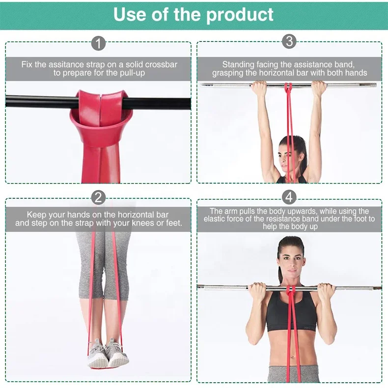 77LBS 35KGS Purple Natural Latex Exercise Band Gym Rubber Ultimate Range of Resistance Loop Fitness band