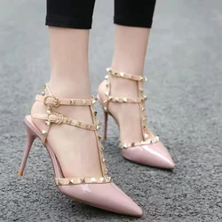 Wholesale 2022 New Big Name Designer Sexy Stiletto Rivet High Heels