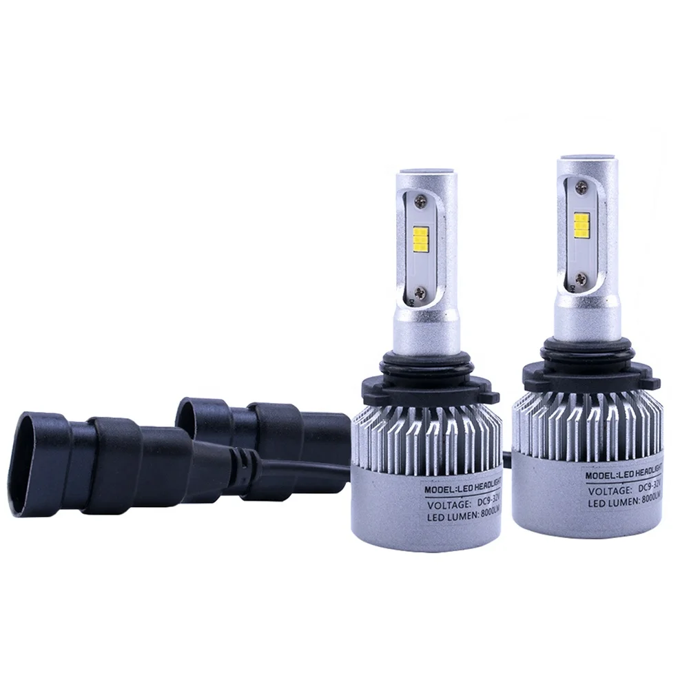 
12V 24V LED Bulbs S2 COB 36W 8000LM Car LED Head Lamp Kit H4 H7 H11 H13 9005 9006 9007 Auto Headlight 