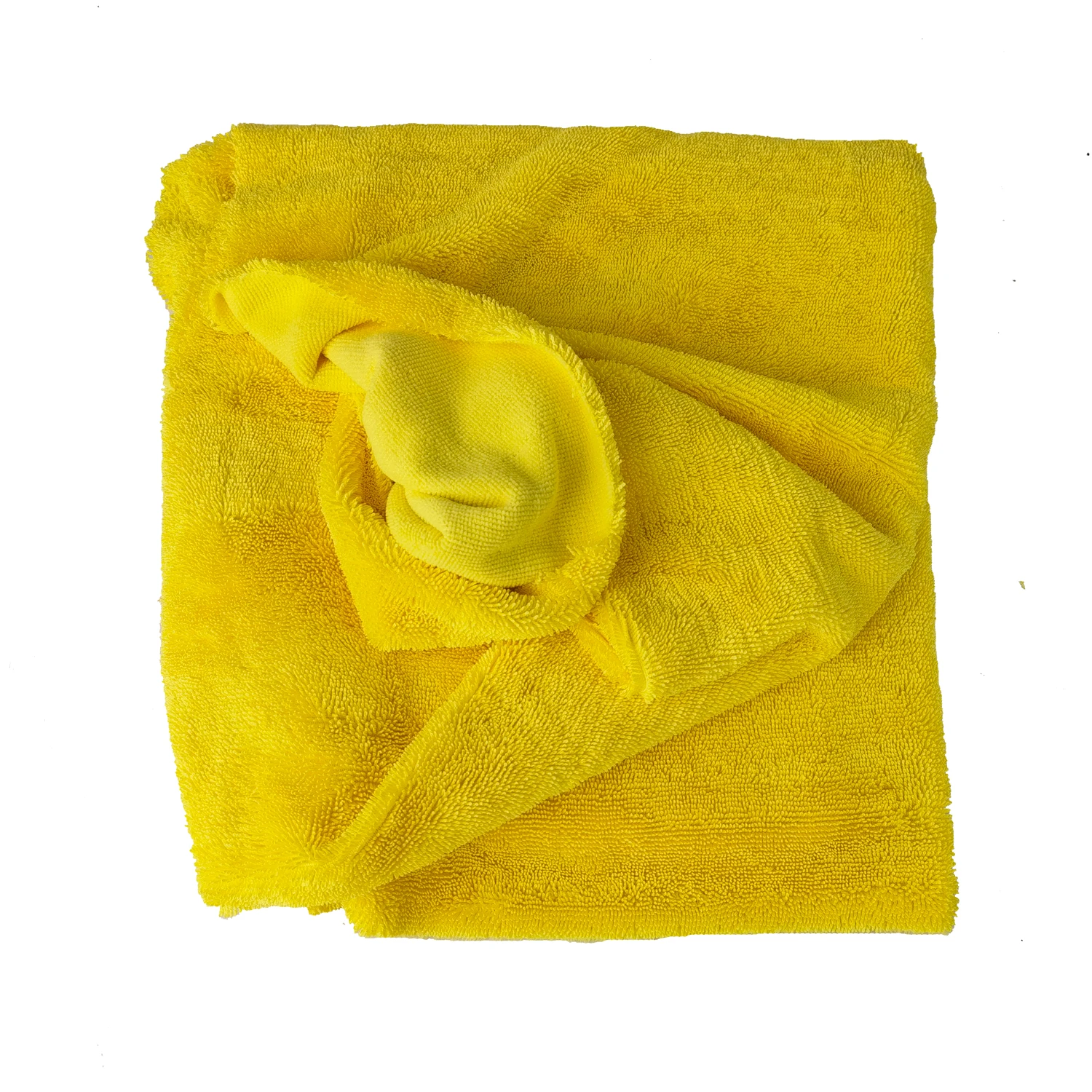 High Quality Microfiber 160cm Width 500 gsm Lint Free One Side Terry Fabric One Side Twisted Cloth Car Cleaning Towel