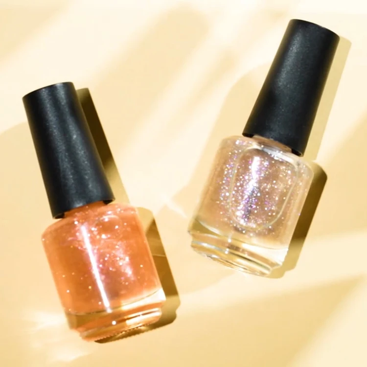 Private Label Organic Golden Glitter Cuticle Oil Wholesale Manicure Custom Nail Revitalizer Vegan Cuticle Oil With Custom Logo