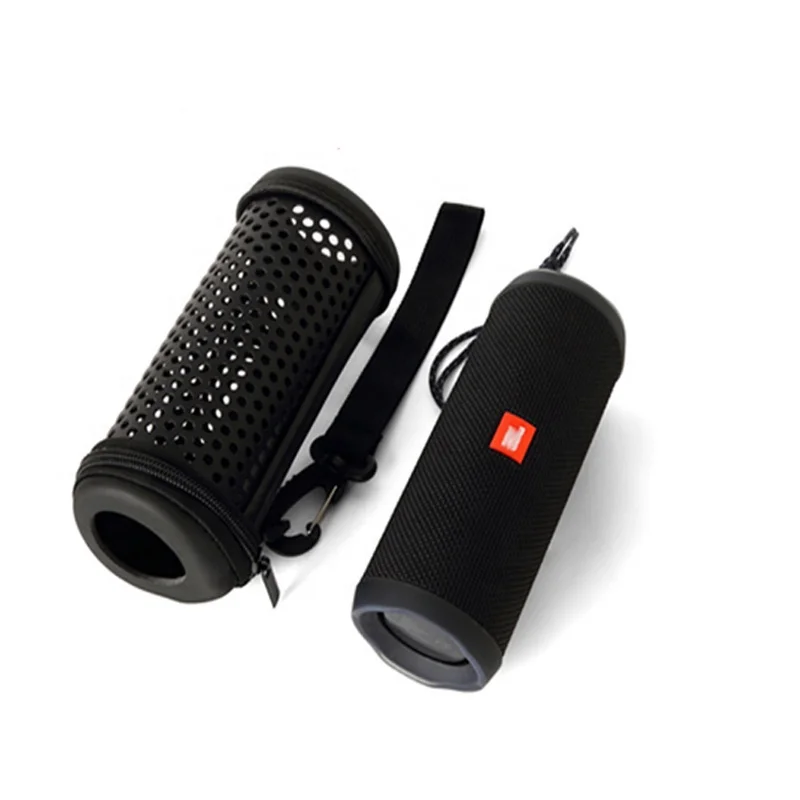 Protective Cover Case Compatible with -JBL Flip 4 Waterproof Portable PU Carrying Sleeve Hollow Hard Case Travel Pouch Bag