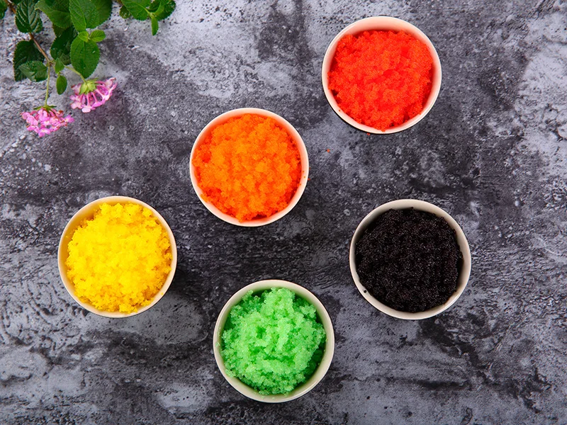 Japanese food cooked frozen seasoned vegetable seafood cake