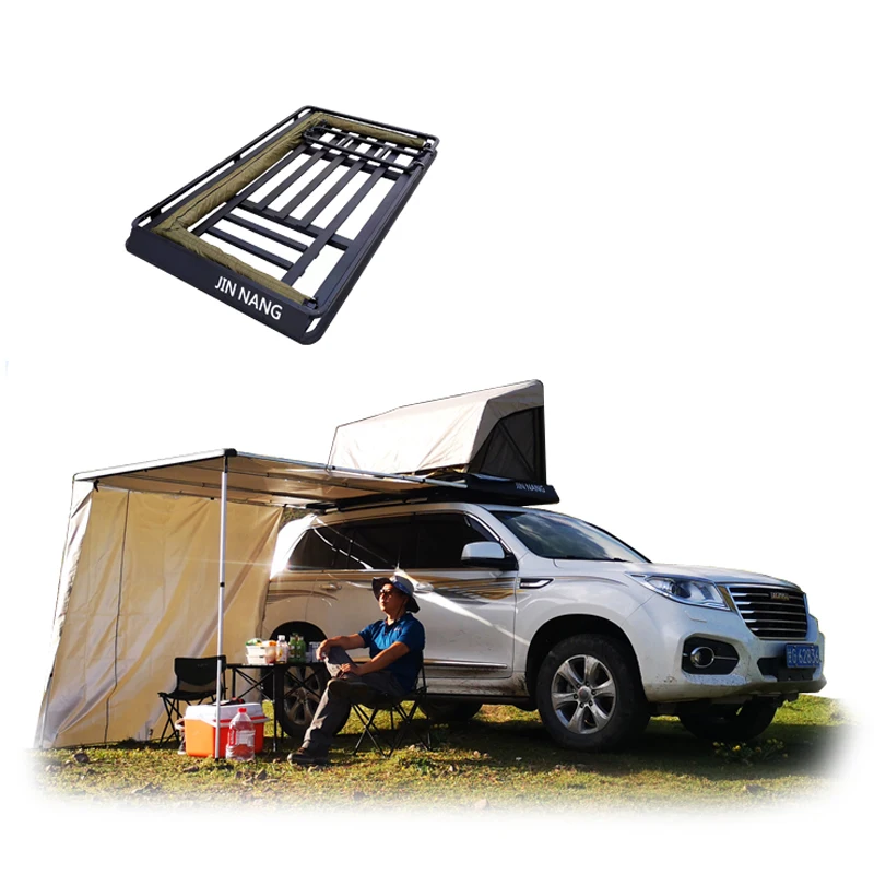 Popular aluminum roof tent roof luggage rack Hot sale outdoor suv car camping roof top tent