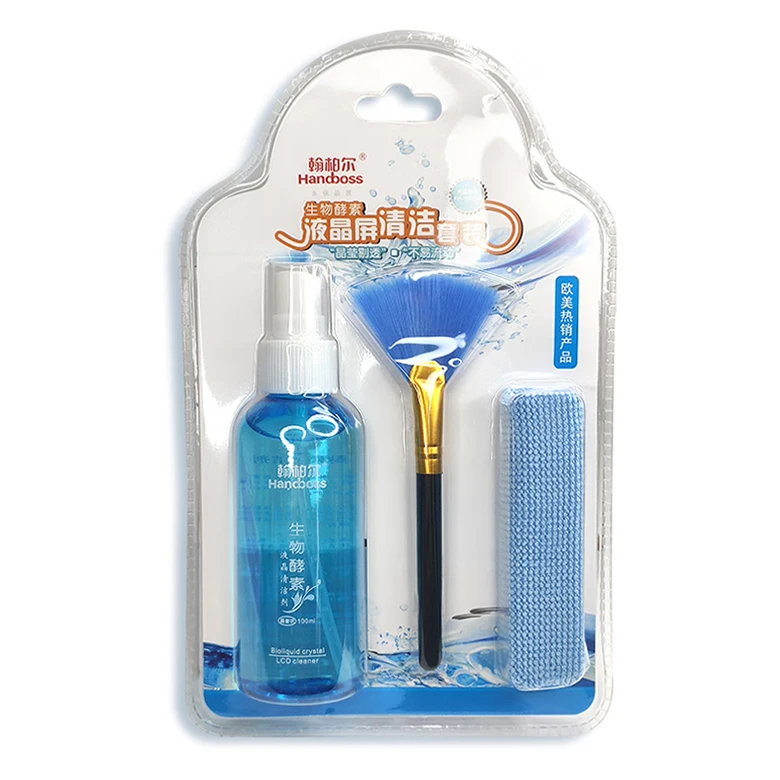 Electronic device screen cleaning kit Mobile phone laptop computer TV LCD screen cleaning spray