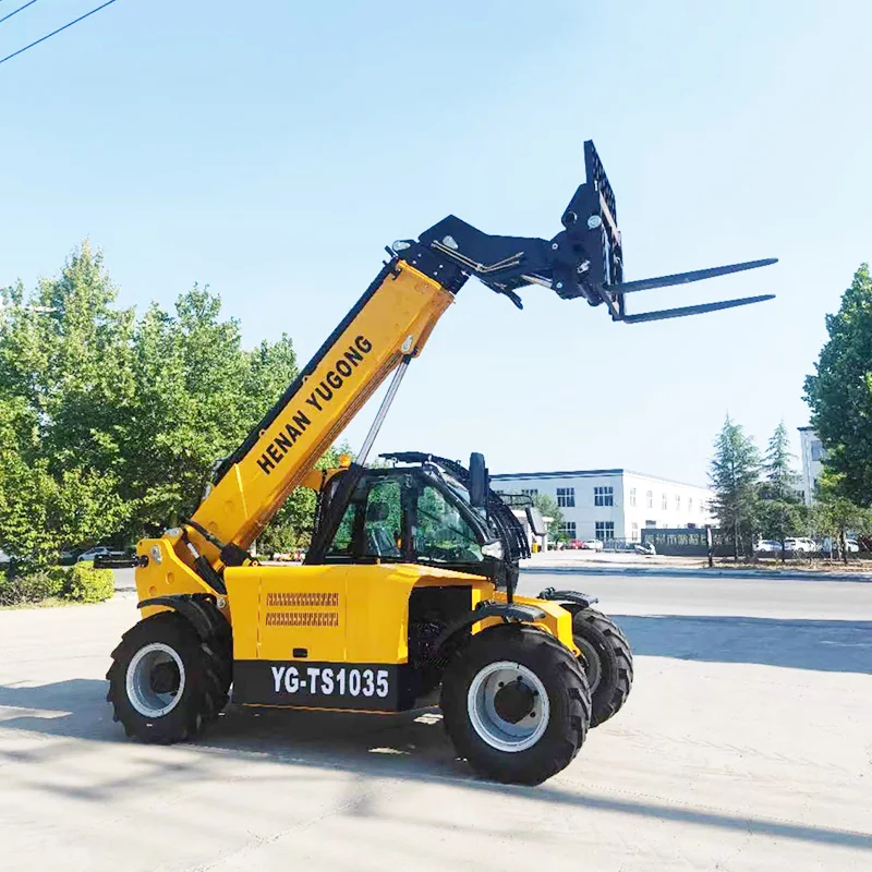 Efficient and versatile 13m 15m telescopic handler heavy duty rotating telescopic handler