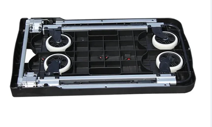 Flatbed high quality domestic push platform trolley Heavy duty domestic moving courier trolley ZH250