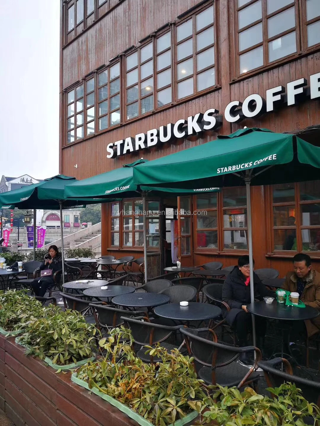 Cast Aluminum Patio Furniture Set Bistro bench outdoor garden chair