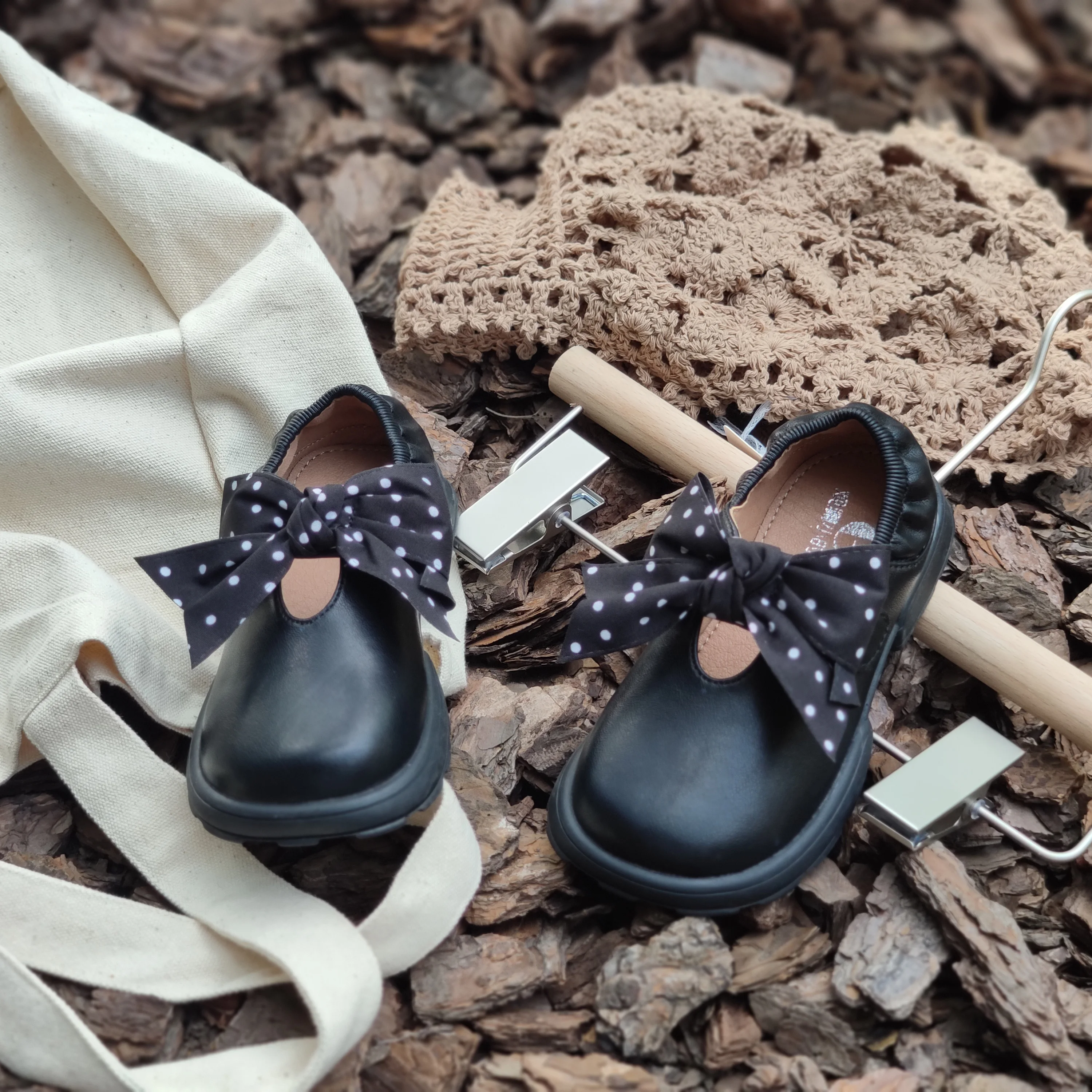 The latest winter design bowknot kids leisure outdoor princess toddler shoes